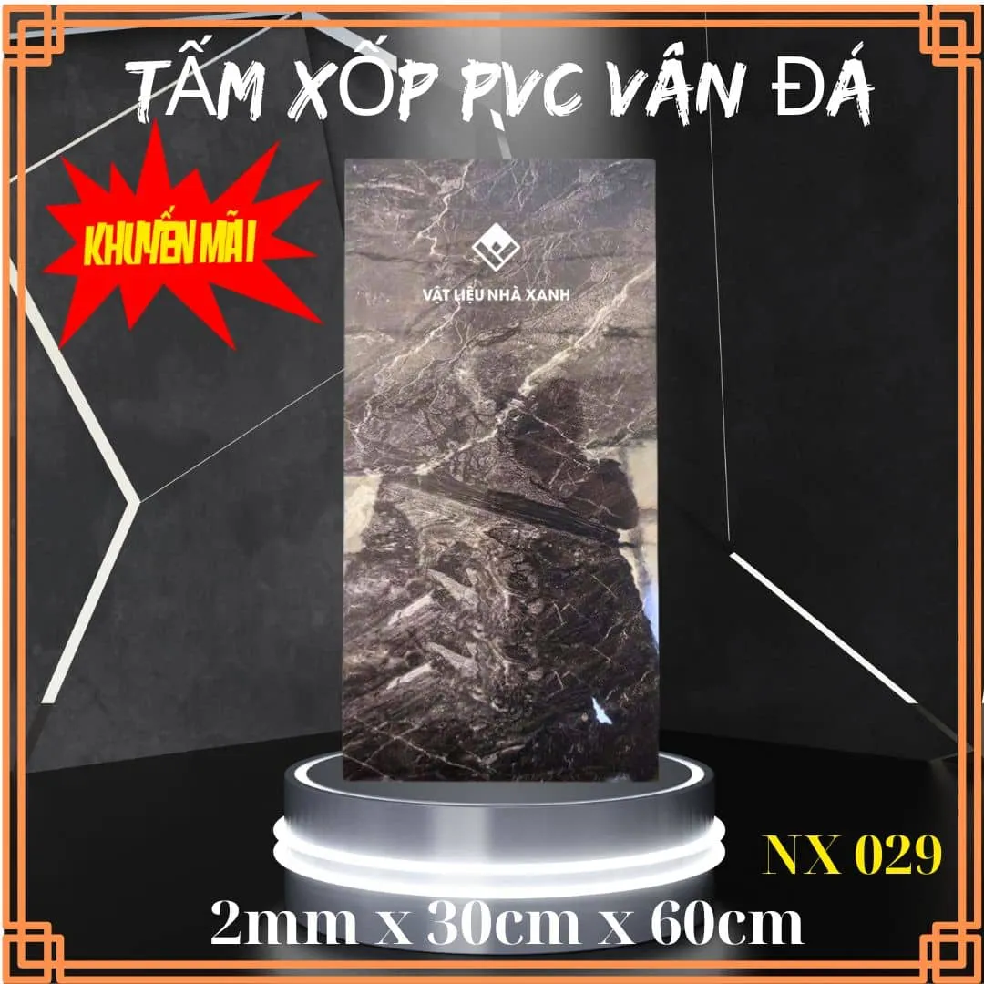 Miếng dán tường nhựa PVC vân đá phong cách NX029
