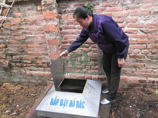 Mô hình hố rác di động tại hộ gia đình giúp xử lý rác hữu cơ