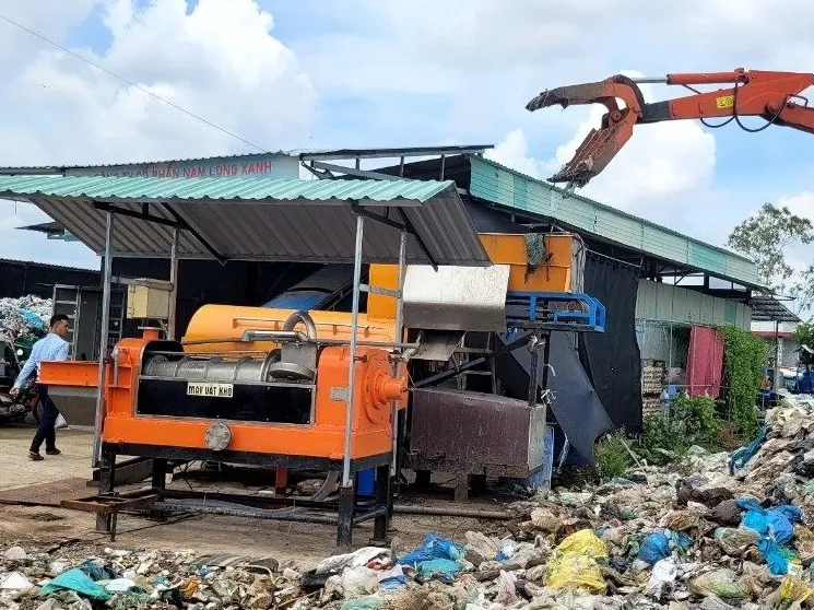 Mô hình nhà máy xử lý rác mini phát huy hiệu quả