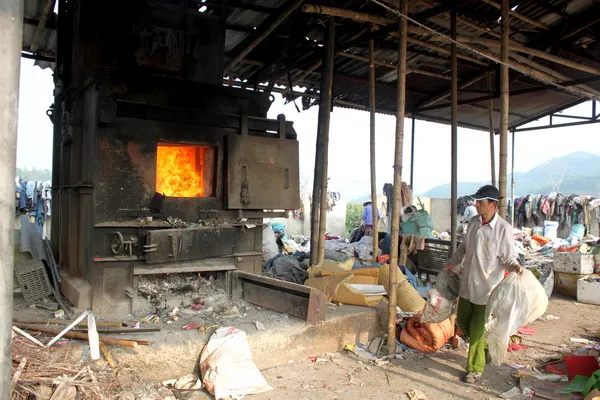 Mô hình tổng quan lò đốt rác thải sinh hoạt hiện đại