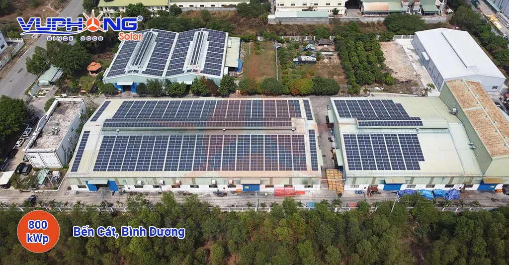 Một doanh nghiệp sử dụng năng lượng sạch cho hoạt động sản xuất – hệ thống điện mặt trời do Vũ Phong thi công lắp đặt