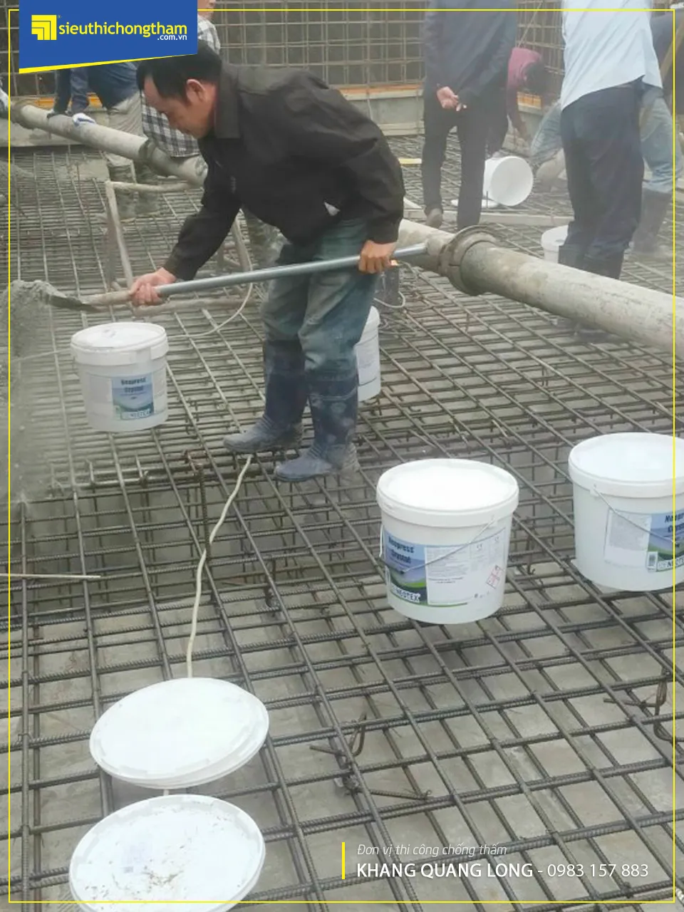 Neopress Crystal – Giải pháp chống thấm gốc xi măng cho chân tường bị ẩm