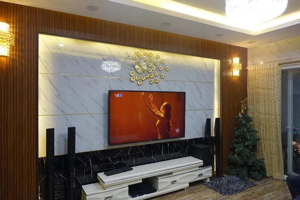 Nét đẹp hài hòa của nhựa ốp tường PVC giả đá và gỗ nhựa composite trong nội thất