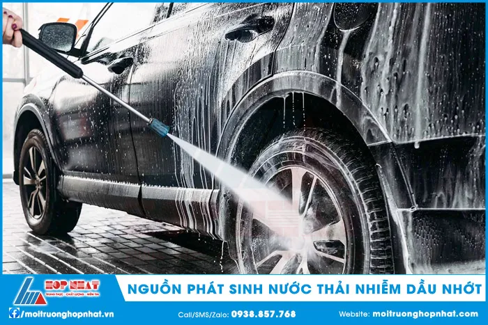 Nguồn phát sinh nước thải nhiễm dầu nhớt