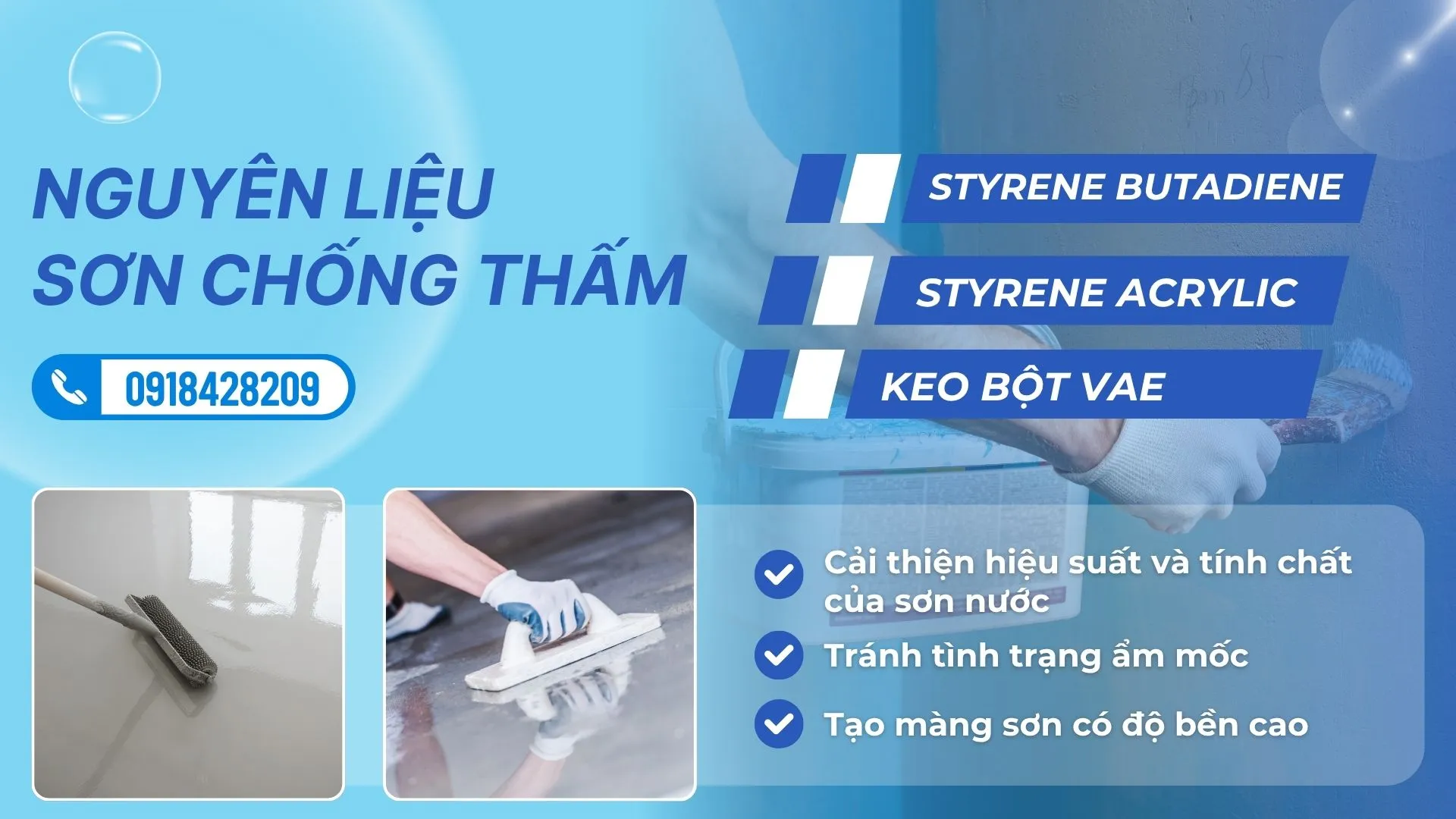 Nguyên liệu sơn chống thấm