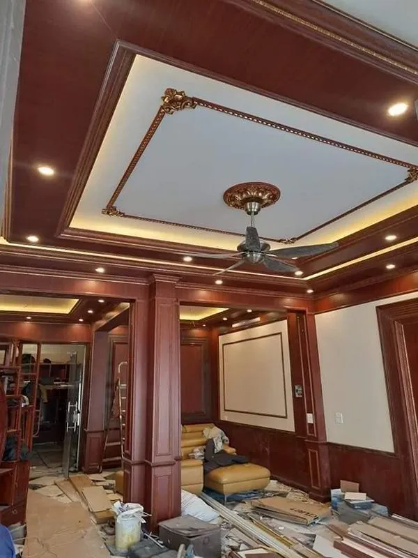 Nhà ốp tấm nhựa PVC vân gỗ, mang lại vẻ đẹp tự nhiên, thanh lịch