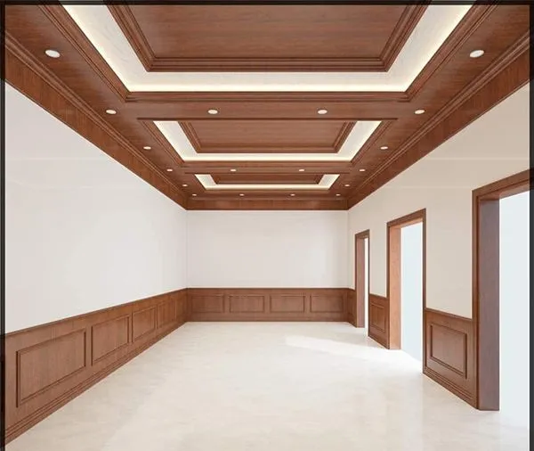 Nhà ốp tấm PVC sang trọng, hiện đại với đường nét tinh tế