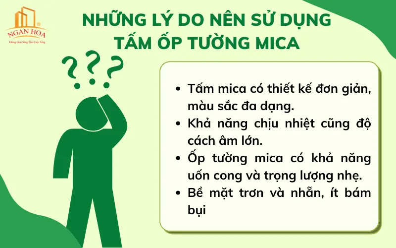 Những lý do hàng đầu nên chọn tấm nhựa mica để ốp tường