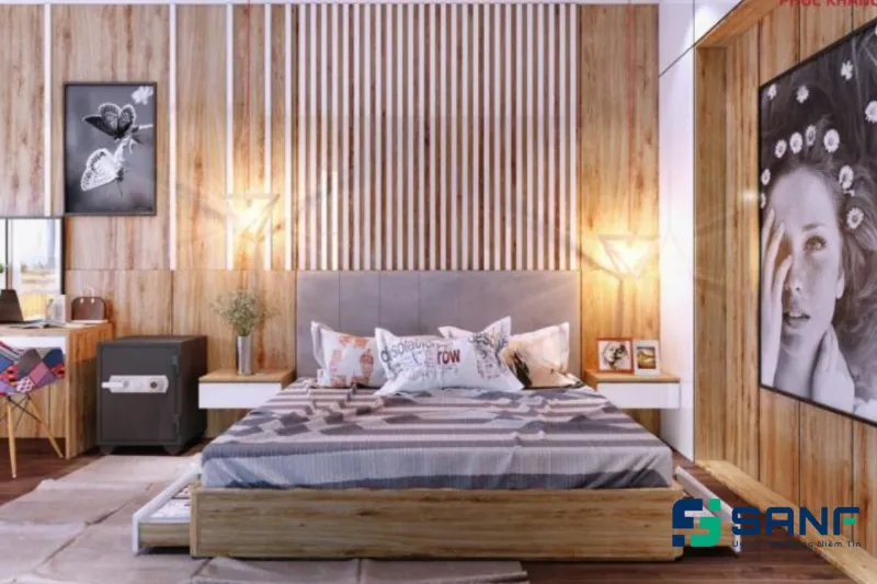 Những mẫu tấm nhựa ốp tường phòng ngủ đẹp mắt