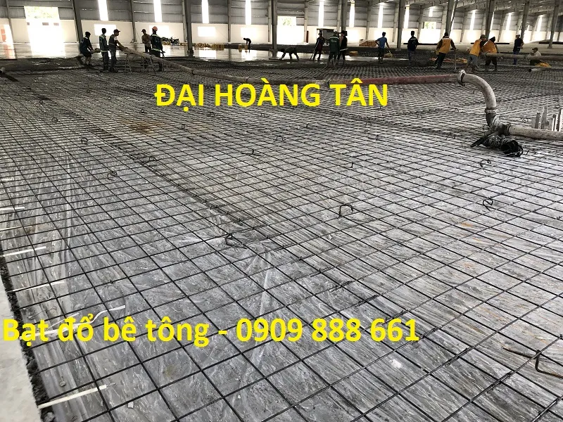 Nilon lót sàn đổ bê tông màu trắng
