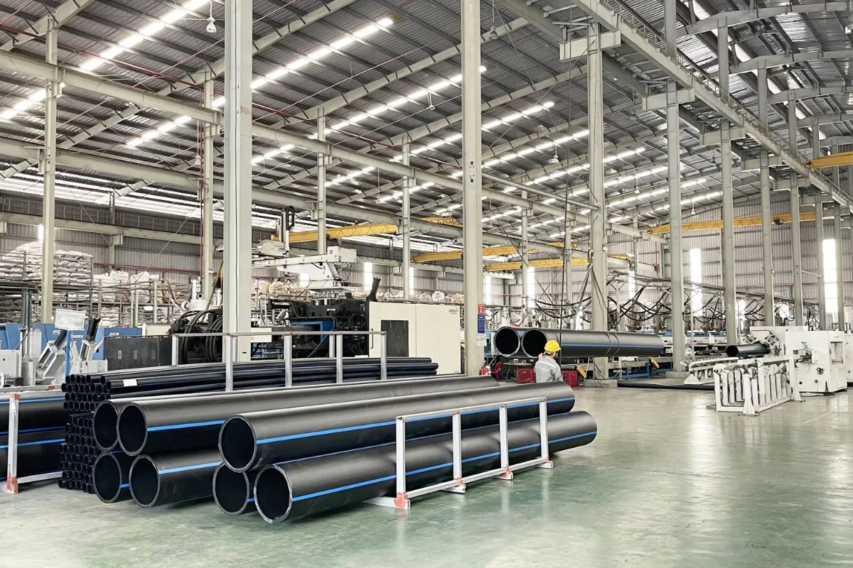 Ống nhựa HDPE Hoa Sen được sản xuất với công nghệ tiên tiến từ Châu Âu