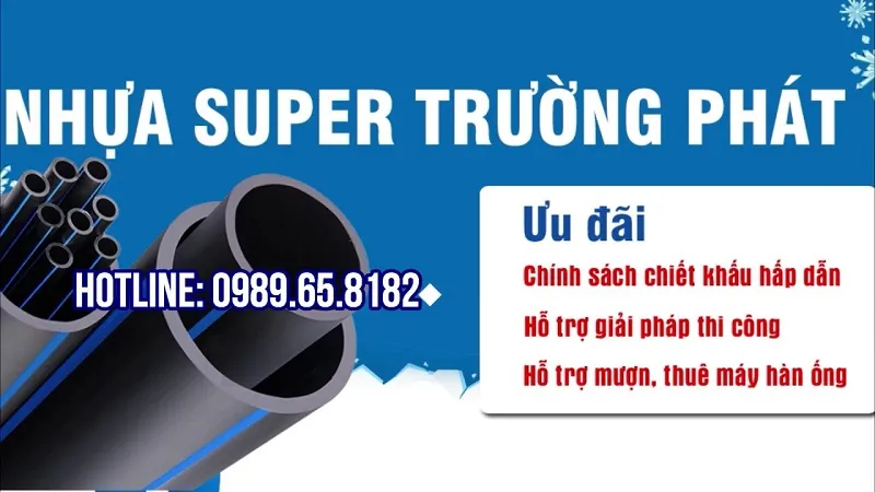 Ống nhựa HDPE nguyên sinh chất lượng cao