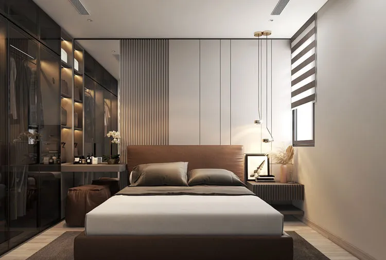 Ốp Nano cho phòng ngủ mang lại vẻ đẹp hiện đại
