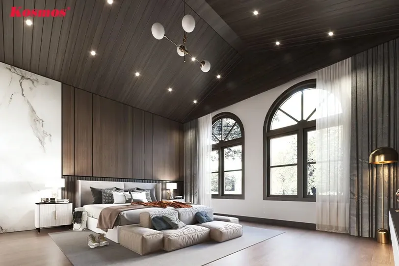 Ốp PVC giả đá với khả năng chống nước, phù hợp cho mọi không gian