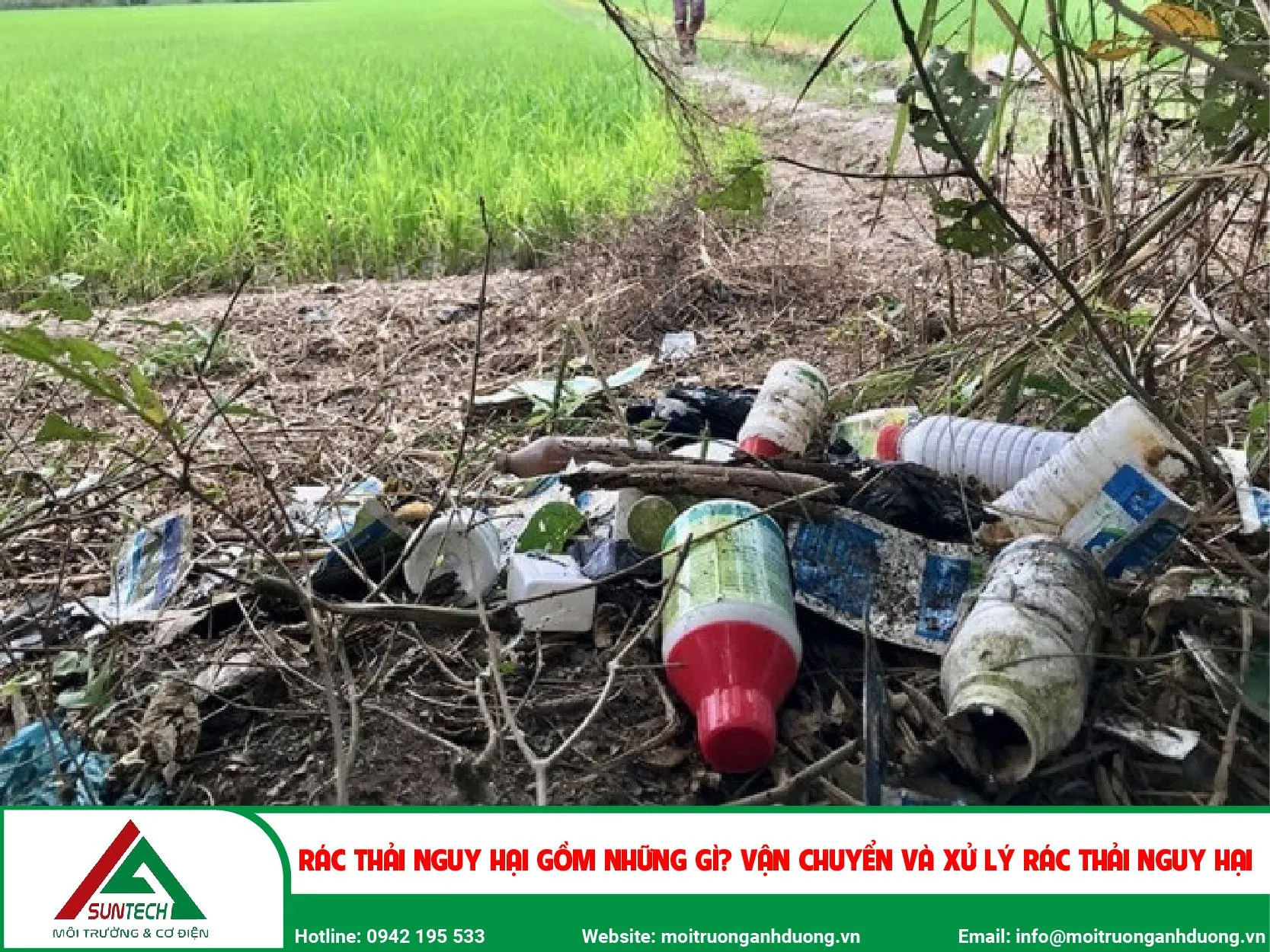 Phân loại và vận chuyển rác thải nguy hại đúng quy định