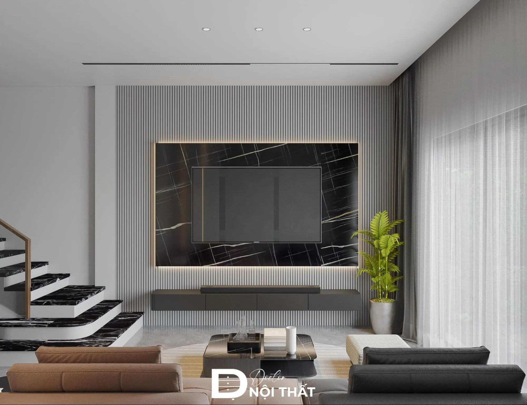 Phòng ngủ ốp nhựa PVC đa dạng mẫu mã