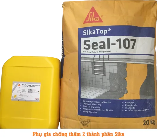 Phụ gia chống thấm 2 thành phần Sika