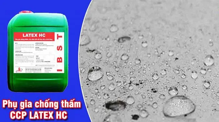 Phụ gia chống thấm bê tông CCP Latex HC