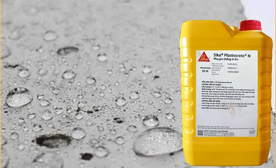 Phụ gia chống thấm bê tông Plastocrete N