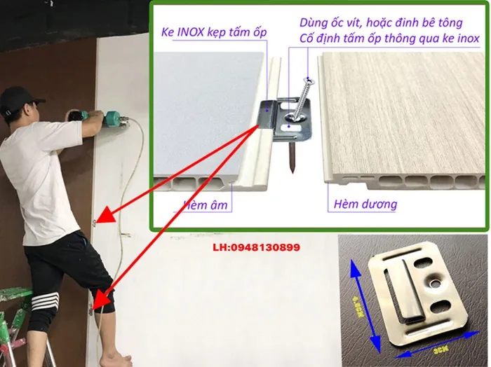 Phụ Kiện Ke Inox Và đinh Bê Tông