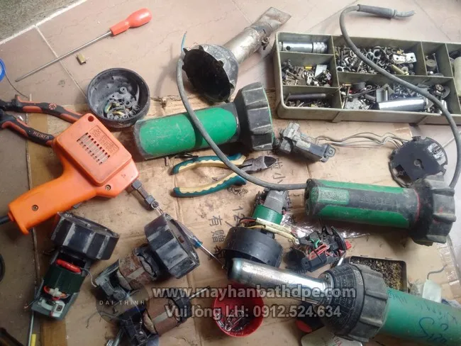 Phụ kiện súng hàn cho máy hàn màng HDPE