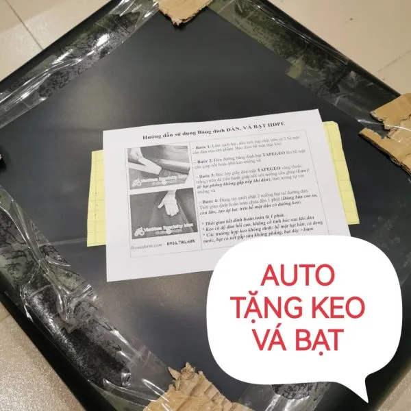 Quà tặng keo vá bạt HDPE khi mua hàng