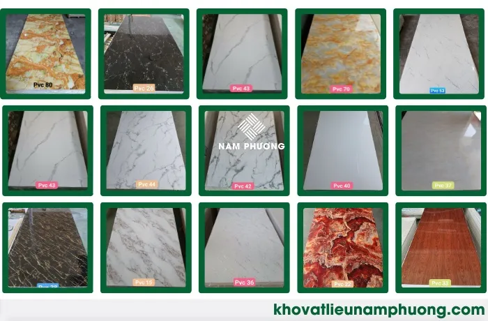 Quá trình thi công tấm PVC vân đá nhanh chóng, dễ dàng cho các công trình trang trí