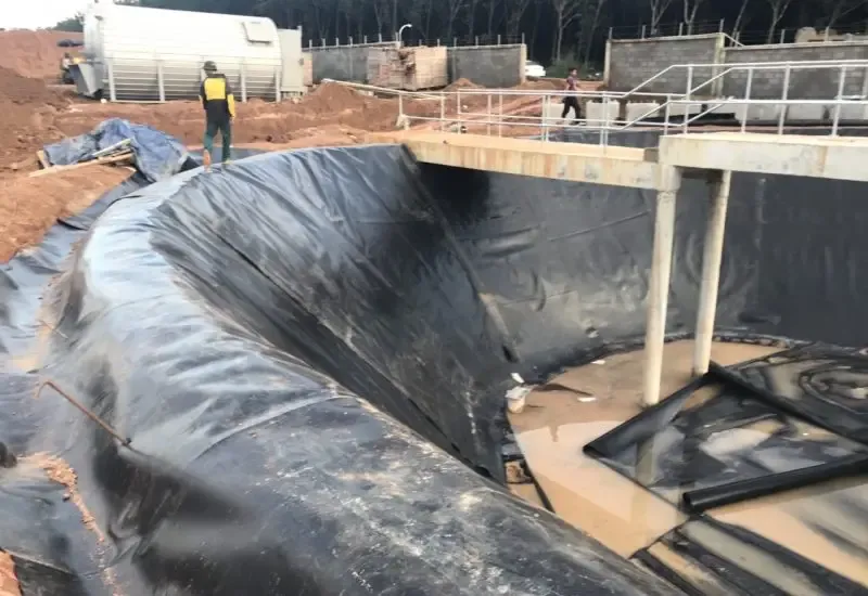 Quy trình hàn màng chống thấm HDPE kết nối với kết cấu bê tông