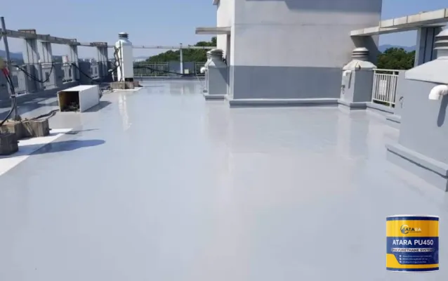 Quy trình thi công keo chống thấm ATA PU450, đảm bảo hiệu quả cho các dự án địa kỹ thuật môi trường.