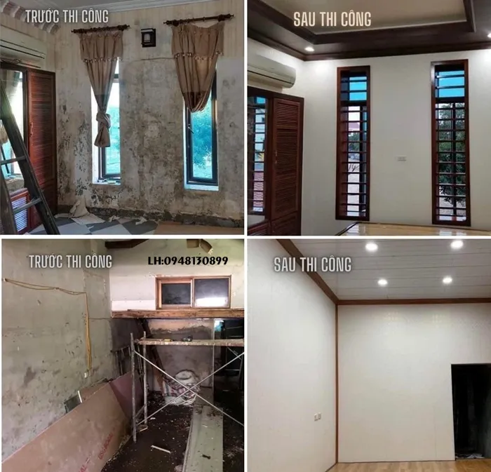 Quy trình thi công ốp trần và tường bằng tấm nhựa