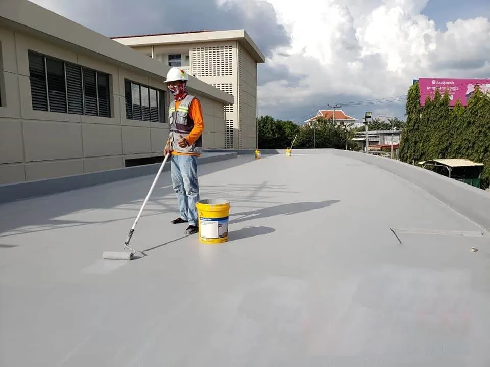 Quy trình thi công Sikalastic 590 chống thấm mái