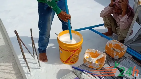 Quy trình thi công vật liệu chống thấm ngược Sika cho tường nhà