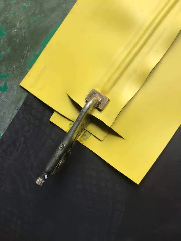 Quy trình thí nghiệm áp lực khí đường hàn kép màng HDPE