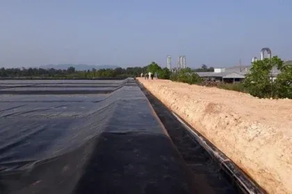 Rãnh neo tiêu chuẩn trong thi công màng chống thấm HDPE đảm bảo độ bền