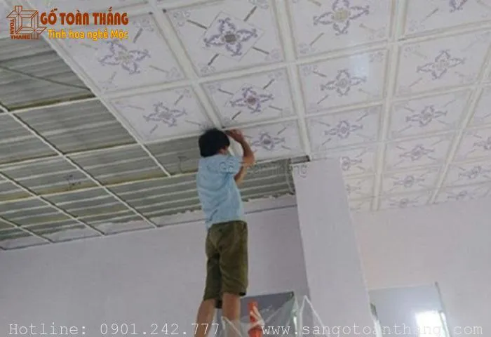 Sàn gỗ Toàn Thắng là đơn vị thi công trần nhựa uy tín