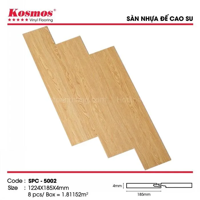 Sàn nhựa giả gỗ hèm khóa Kosmos
