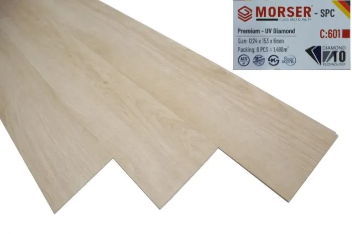 Sàn nhựa giả gỗ Morser hèm khóa 6mm