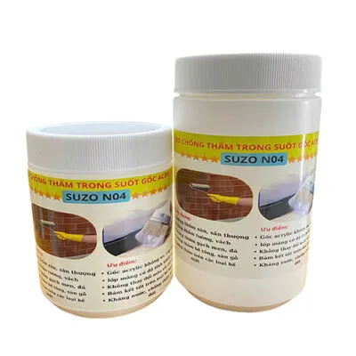 Sản phẩm chống thấm acrylic dạng lỏng trong suốt đóng gói tiện lợi