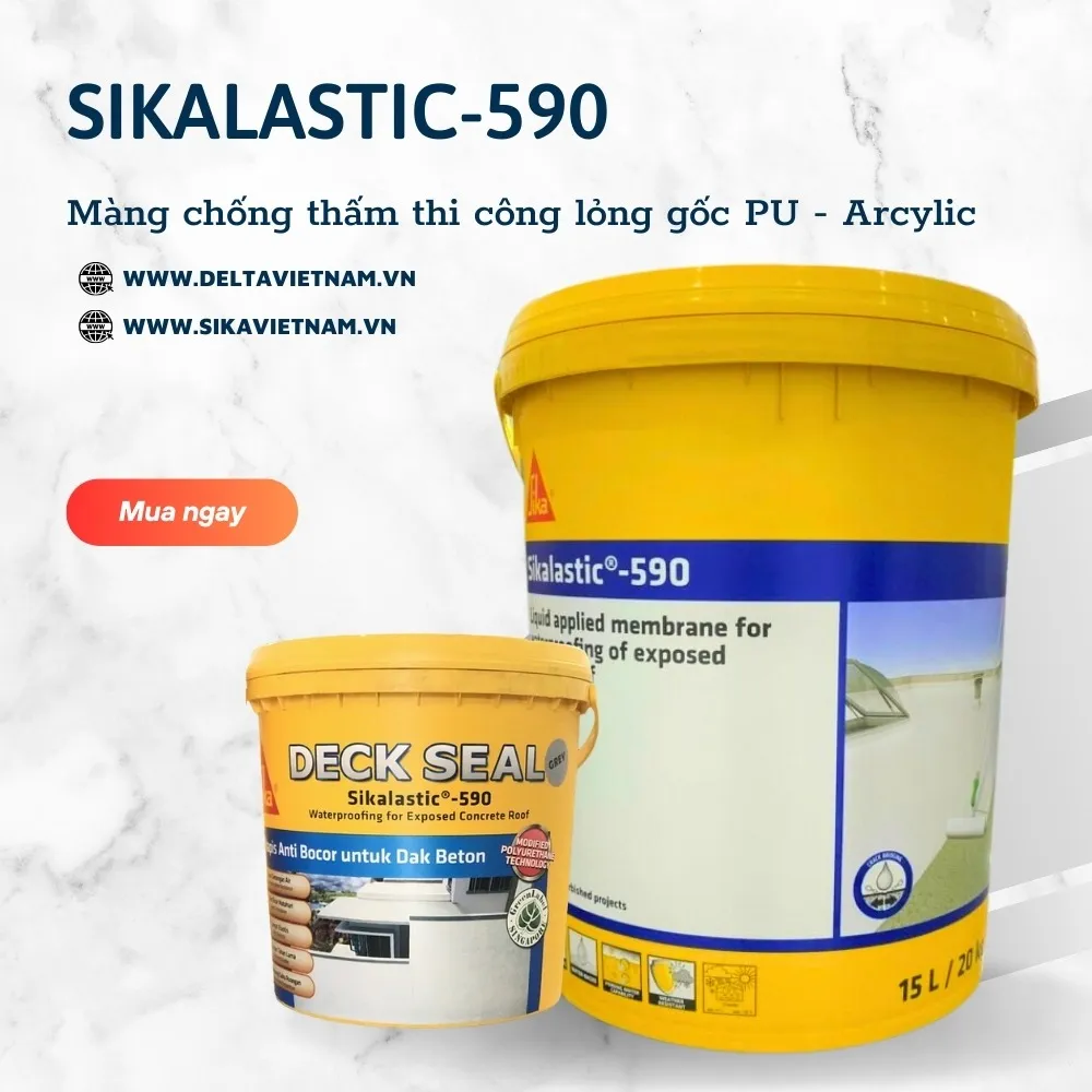 Sản phẩm Sikalastic 590 được Delta Việt Nam phân phối
