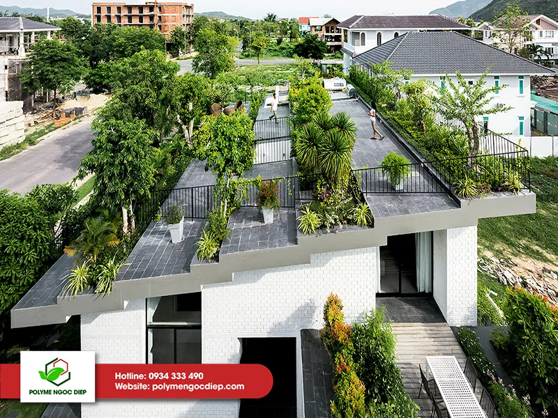 Sân thượng xanh tự nhiên