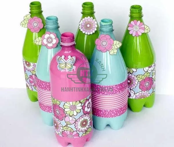 Sáng tạo vật phẩm trang trí nội thất từ rác thải nhựa, góp phần giảm thiểu chất thải môi trường