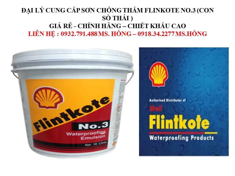 Shell Flintkote No.3 con sò Thái - Vật liệu nhũ tương bitum chống thấm hiệu quả cho công trình môi trường