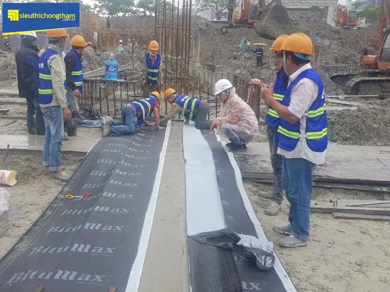 Siêu thị chống thấm trực tiếp thi công nhiều công trình