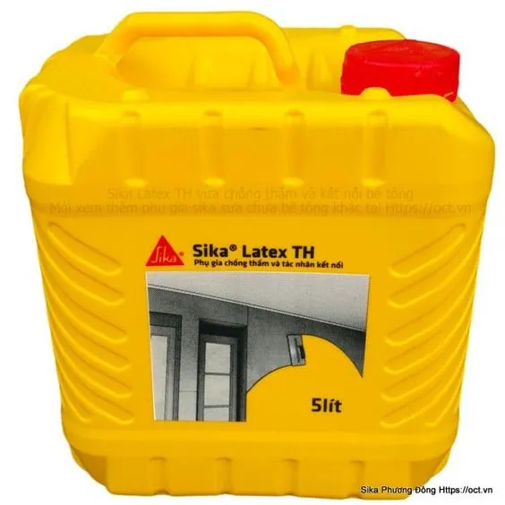 Sika Latex TH - phụ gia đa năng tăng cường chất lượng vữa chống thấm và kết nối bê tông