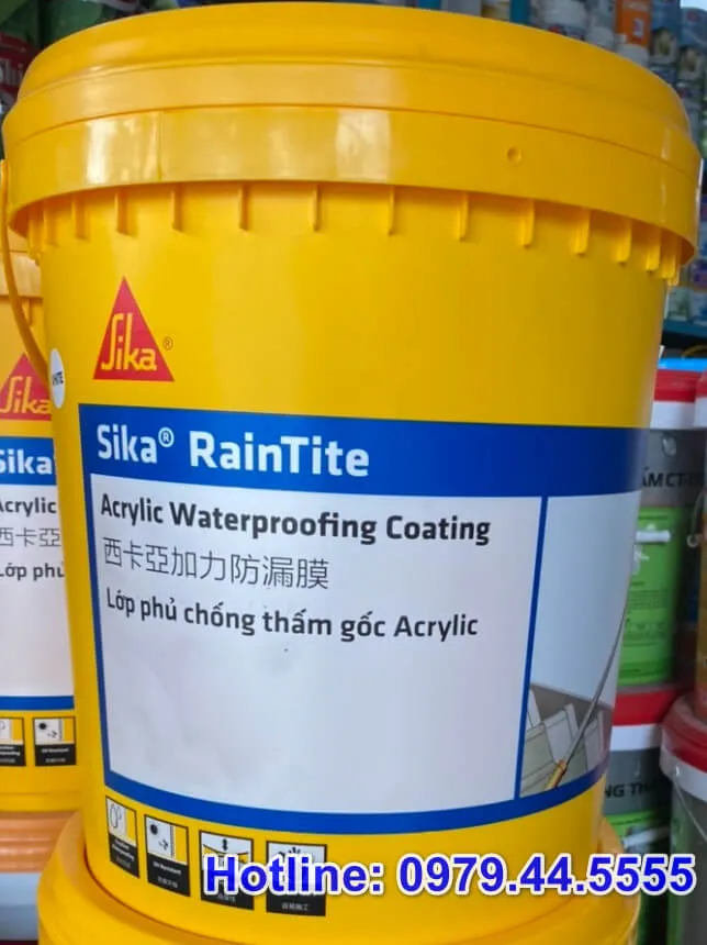 Sika RainTite chống thấm sân thượng, tường ngoài