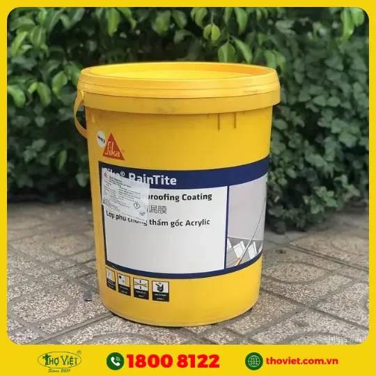Sika RainTite, vật liệu chống thấm gốc polymer đàn hồi cao cho bề mặt trần mái.
