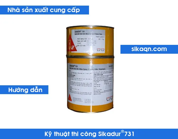 Sikadur 731 - Chất kết dính epoxy 2 thành phần cho sửa chữa bê tông