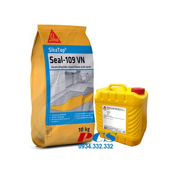Sikatop 109 Seal VN – Giải pháp chống thấm đàn hồi gốc xi măng polyme cho bể chứa nước thải