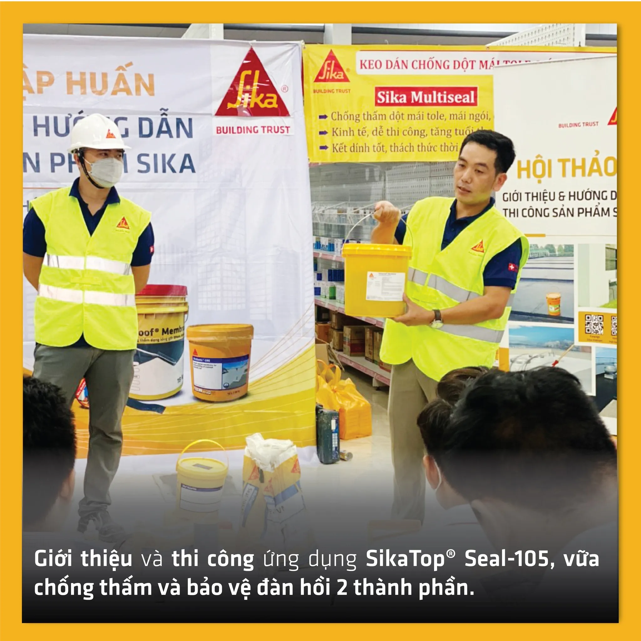 Sikatop Seal 105 với các tính năng chống thấm vượt trội cho công trình địa kỹ thuật môi trường