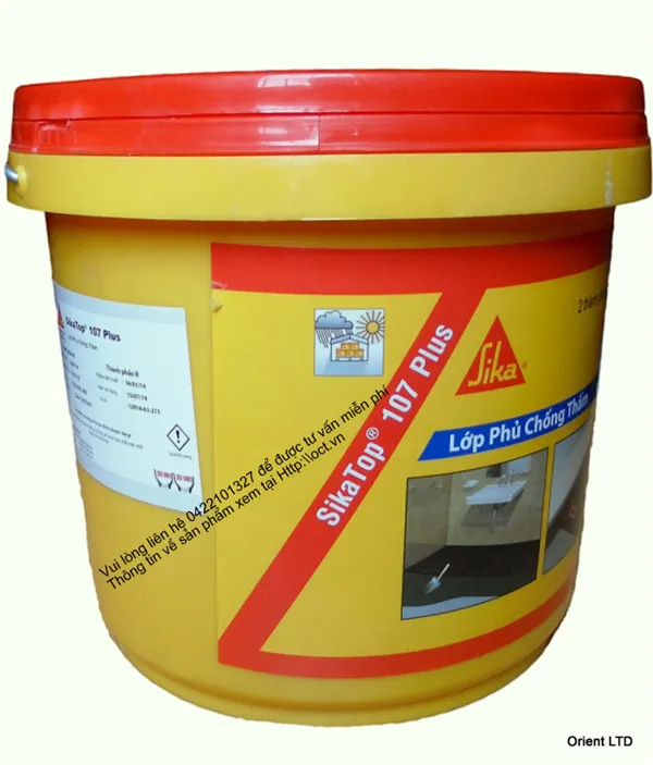 Sikatop Seal 107 Plus vữa chống thấm đàn hồi (đã dừng sản xuất)